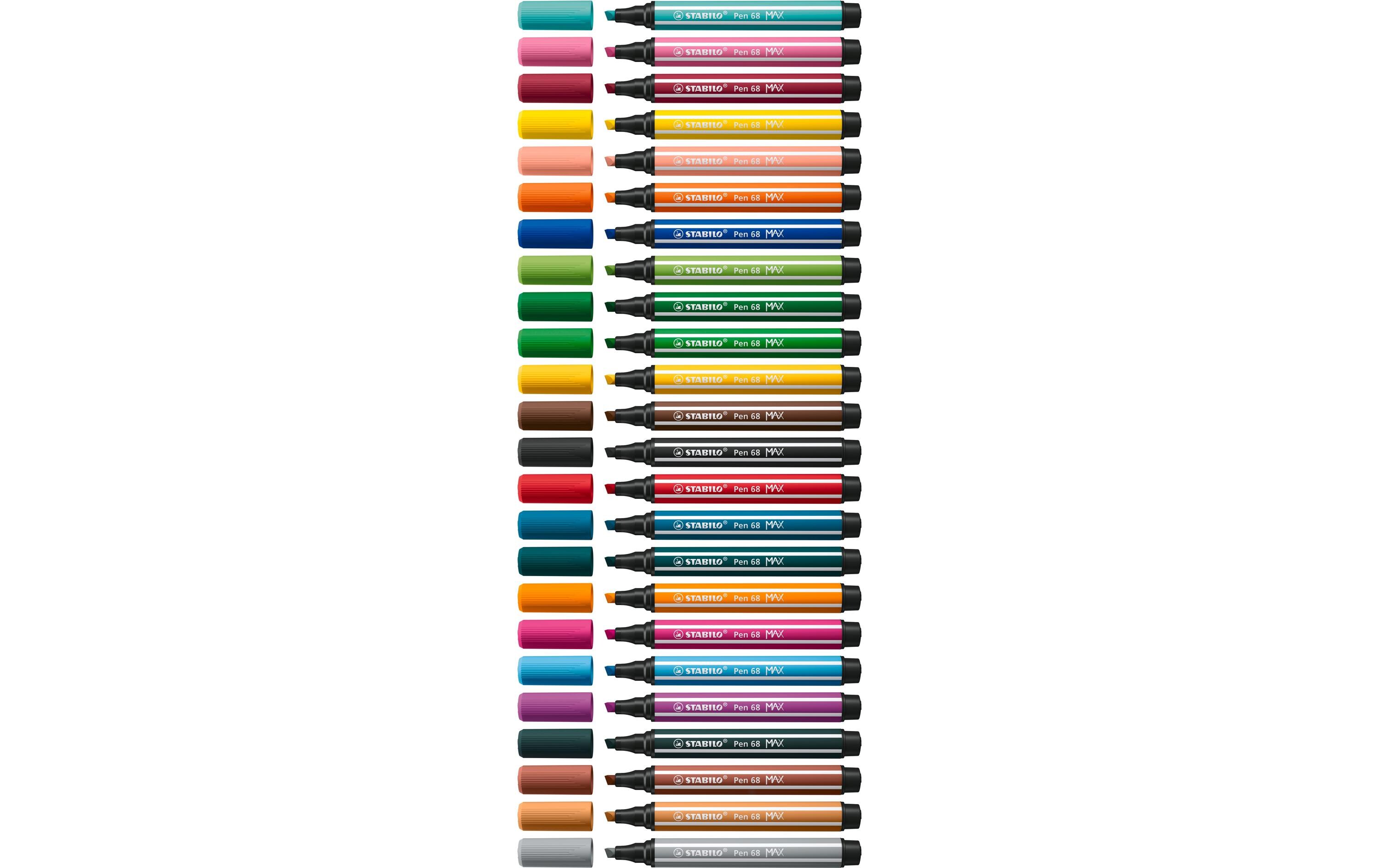 STABILO Filzstift Pen 68 MAX Orange, 5 Stück