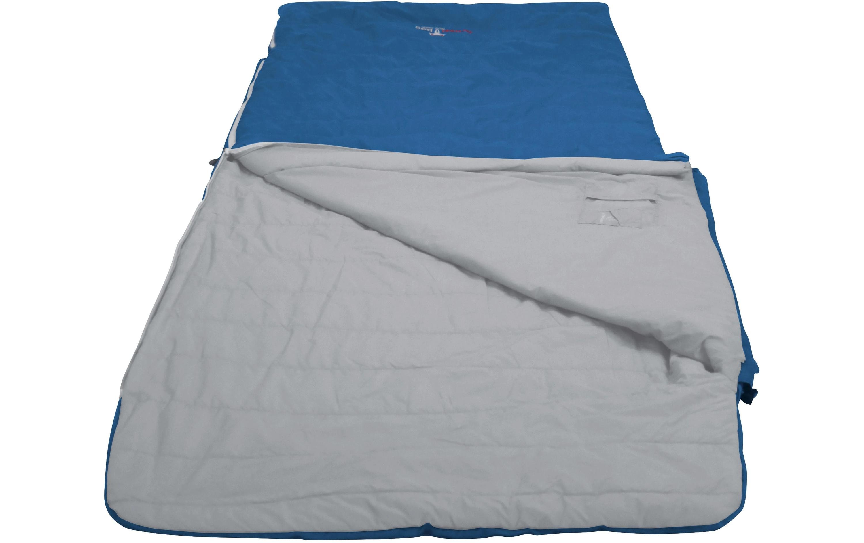 Grüezi Bag Schlafsack Biopod Wolle Almhütte 195 Polyester, True Blue