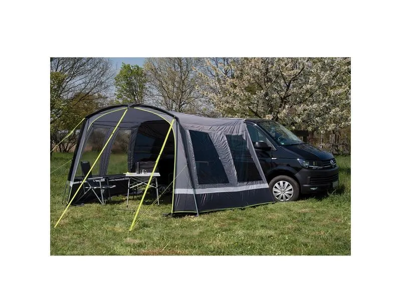 High Peak Vorzelt Trento 2.0, Lightgrey-Darkgrey-Lime