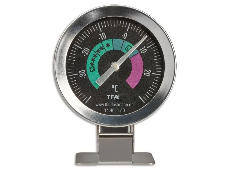 TFA Dostmann Kühl- / Gefrierthermometer Silber