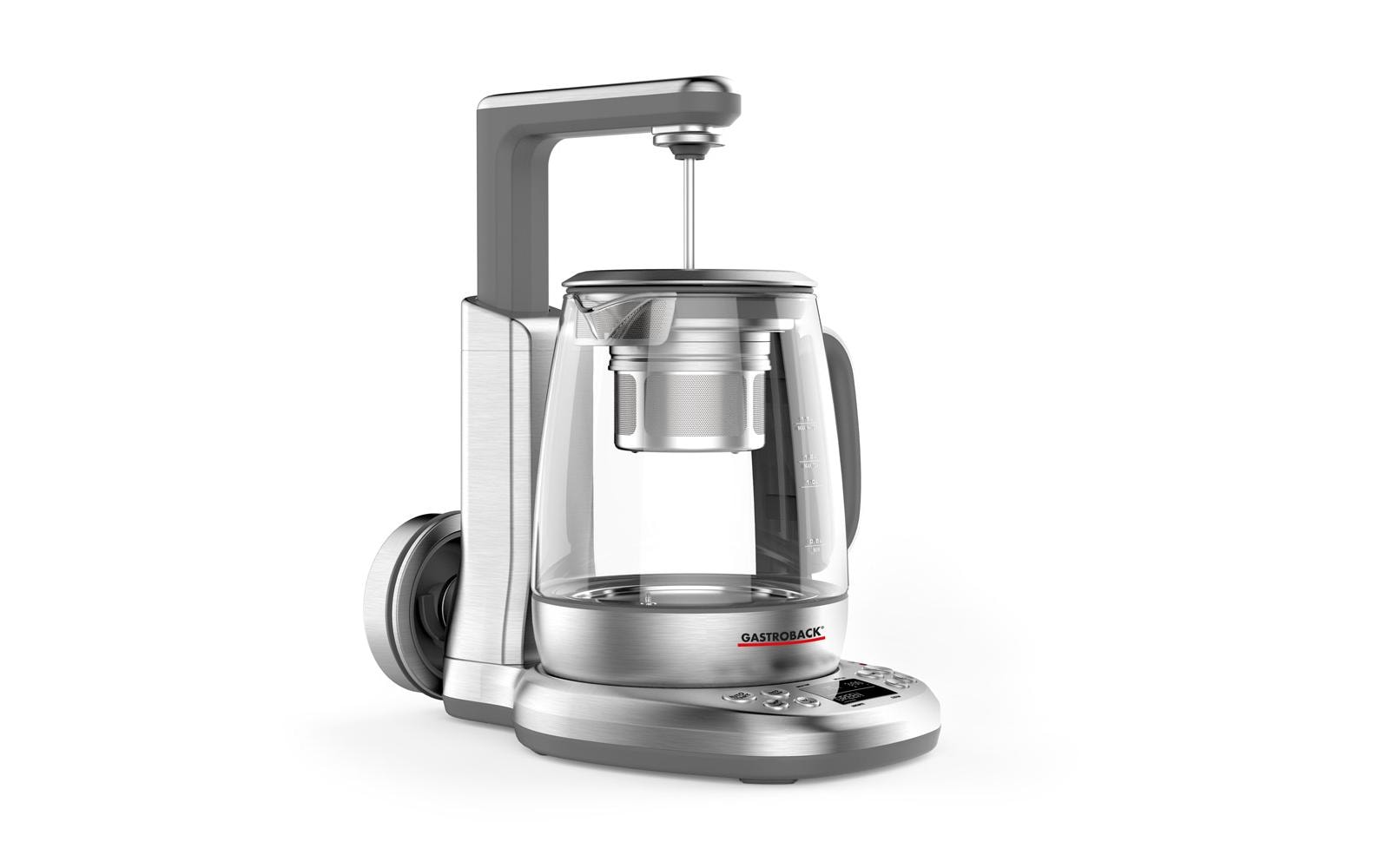 Gastroback Tee- und Wasserkocher Advanced Plus Silber