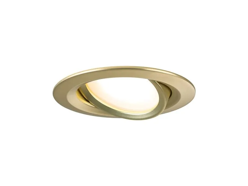 Paulmann Einbauleuchte LED Nova Coin Basisset schwenkbar 3er-Set Gold Paulmann Einbauleuchte LED Nova Coin Basisset schwenkbar 3er-Set Gold