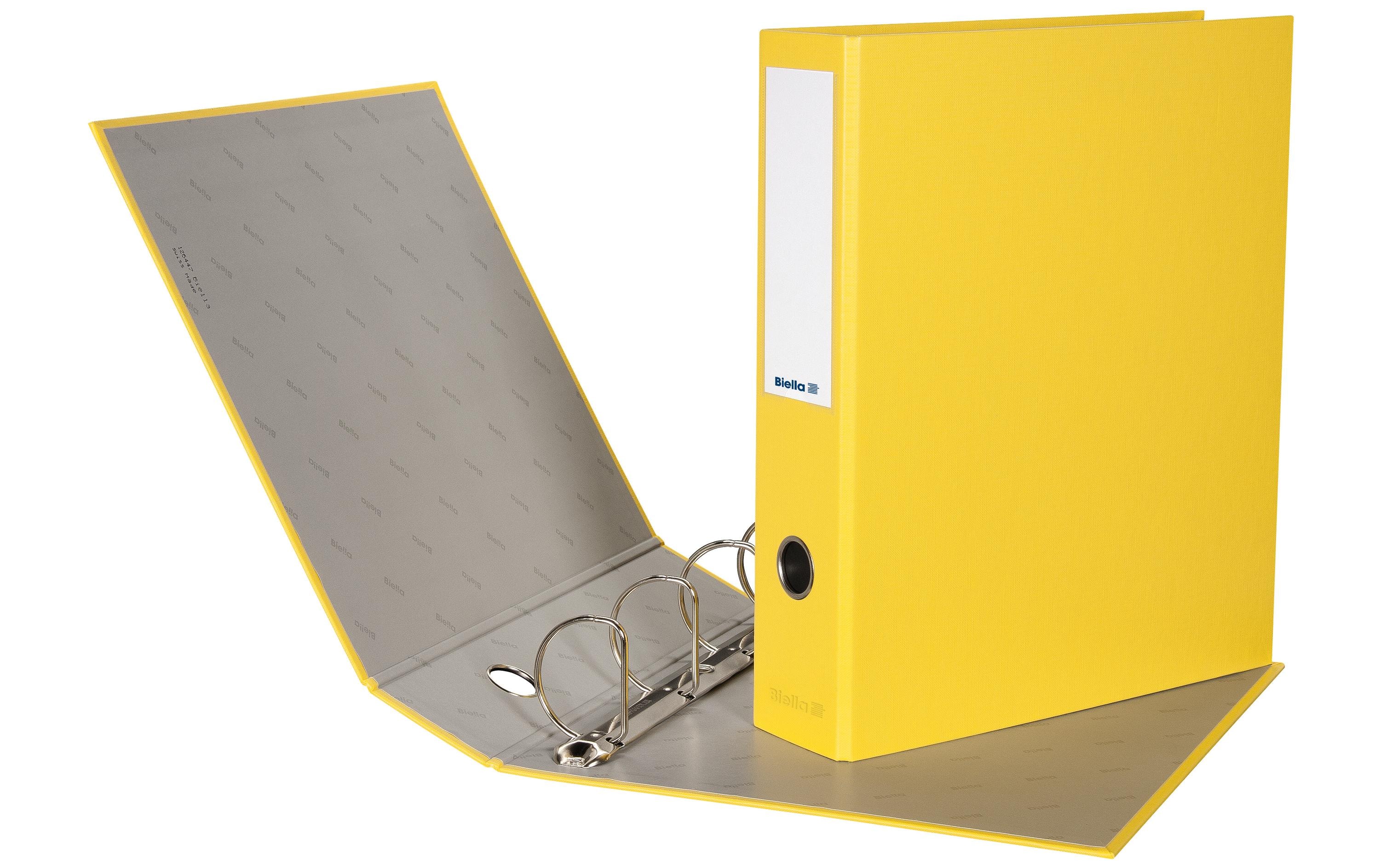 Biella Zeigebuch Dinor-Quatro A4 7 cm, Gelb