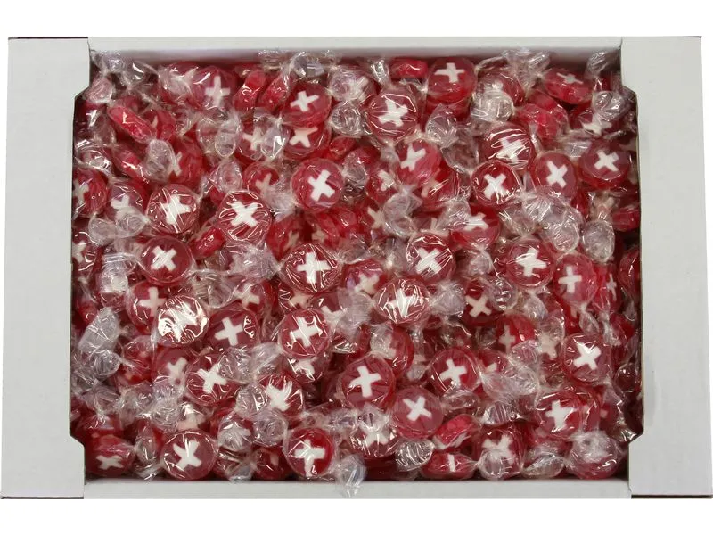 Astra Candies Schweizerkreuz Erdbeer 2.5 kg Astra Candies Schweizerkreuz Erdbeer 2.5 kg
