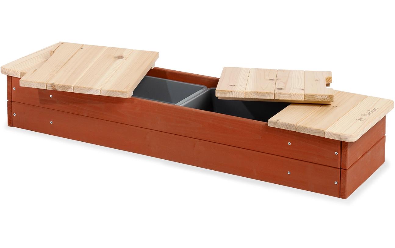 Pinolino Sandkasten Hedda, Rot/natur