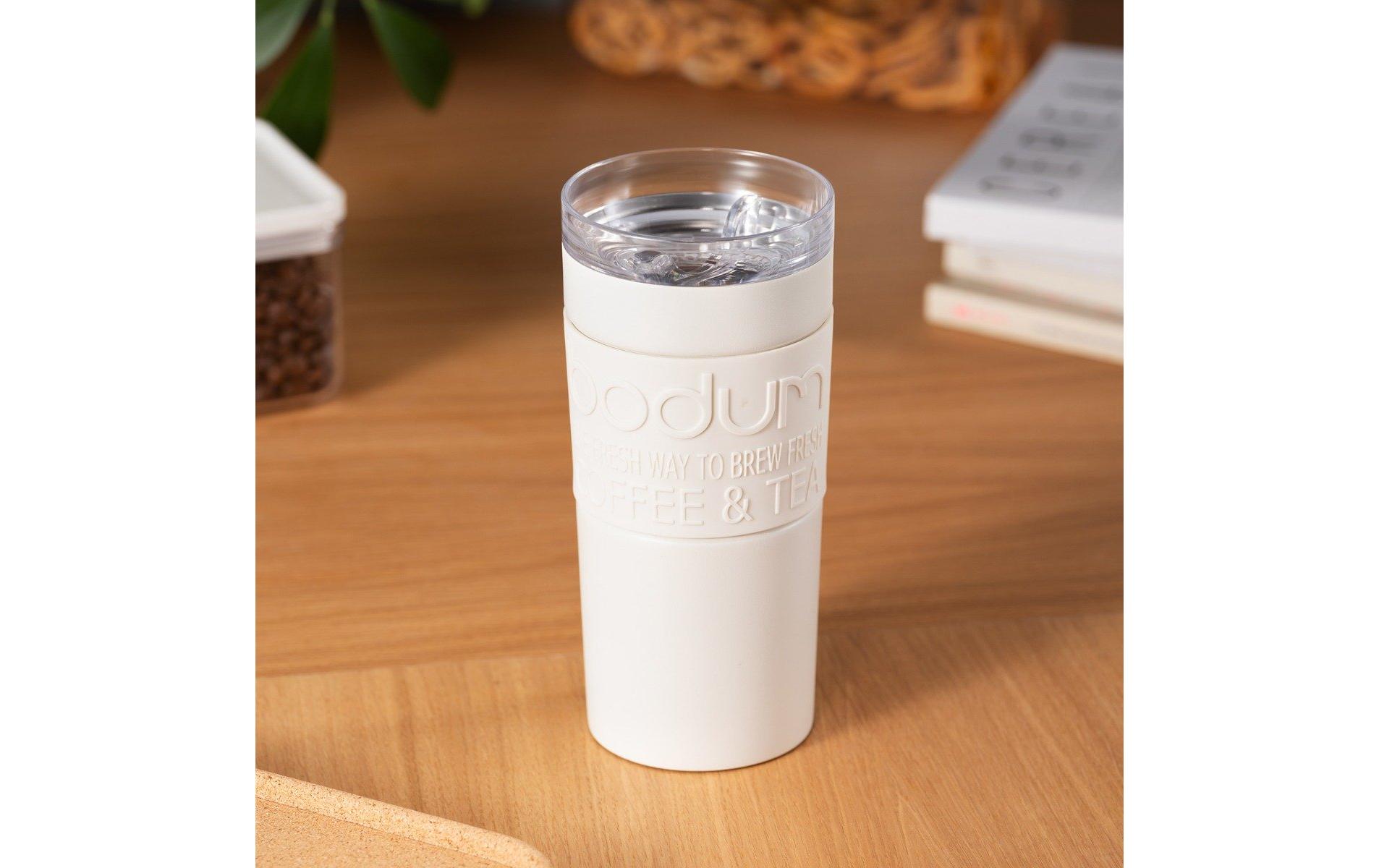 Bodum Travel Mug Iced Vanilla Latte, Creme, 0.35 l