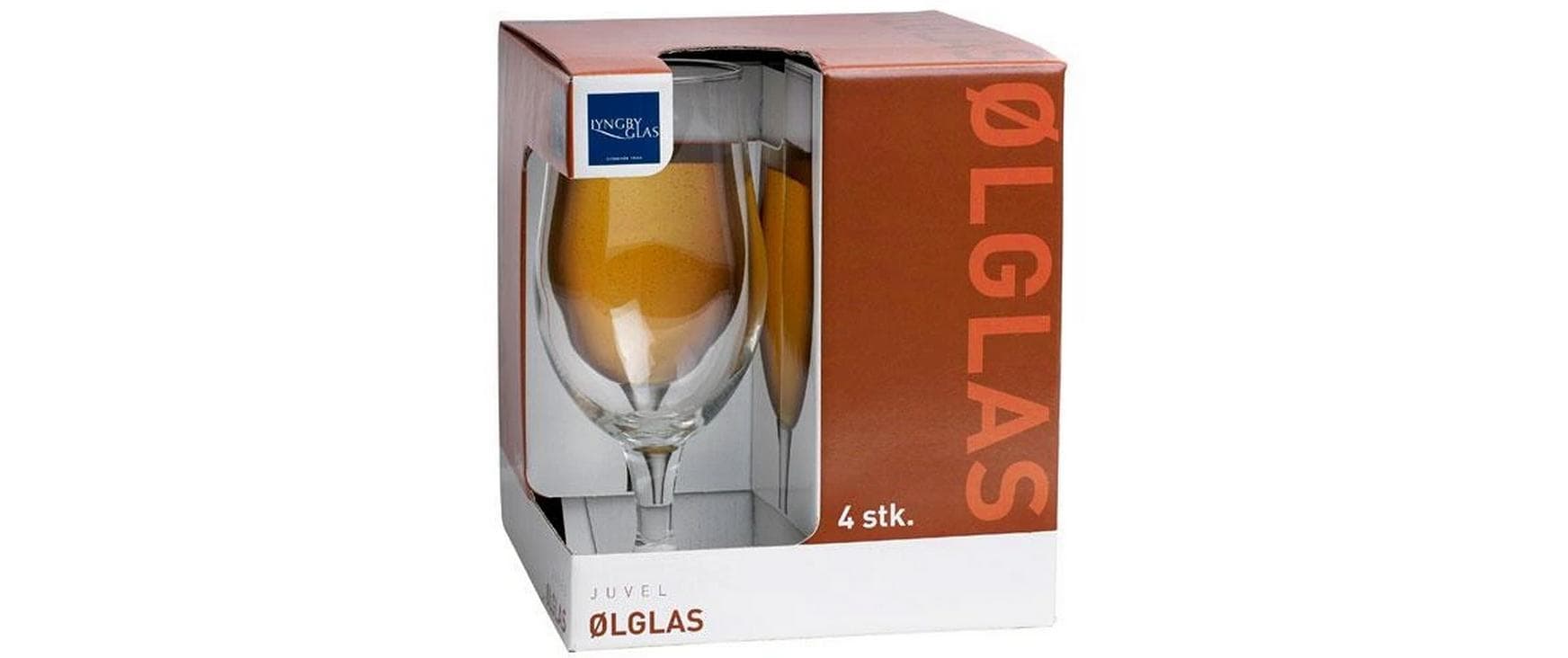 Lyngby Bierglas Juvel 4 Stück, 49 cl