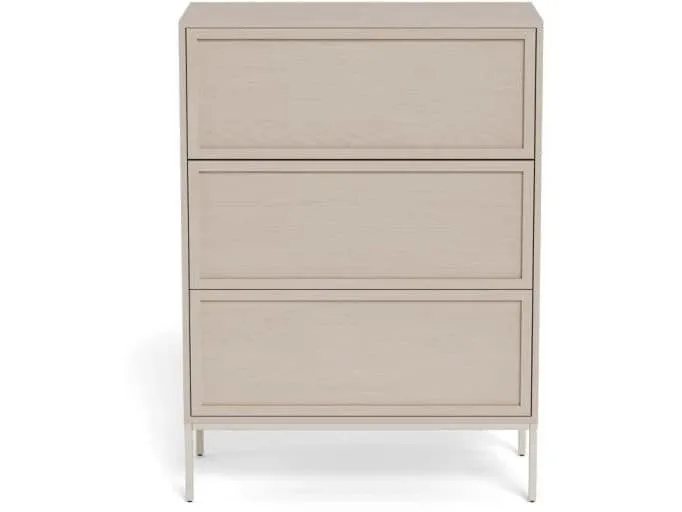 AC Design Kommode Palmdale 80 x 40 x 110 cm, Grau AC Design Kommode Palmdale 80 x 40 x 110 cm, Grau