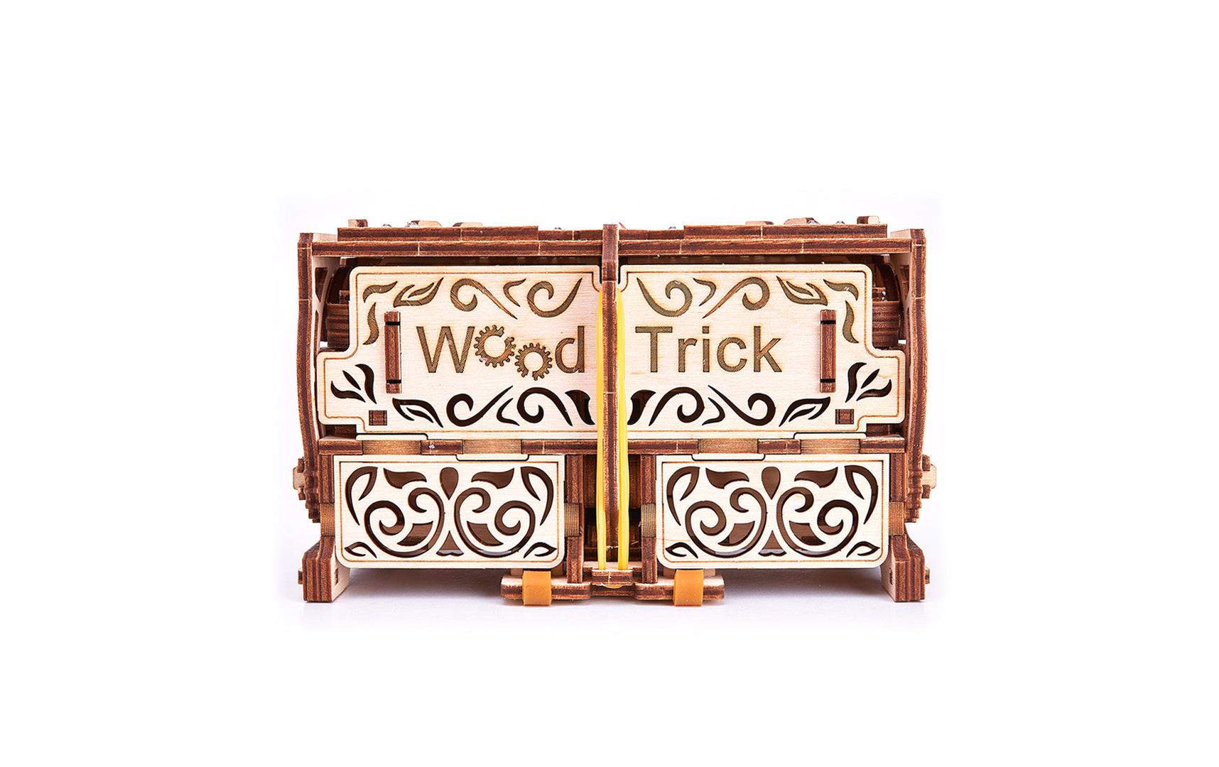 WoodTrick Bausatz Schatzkiste Swarovski