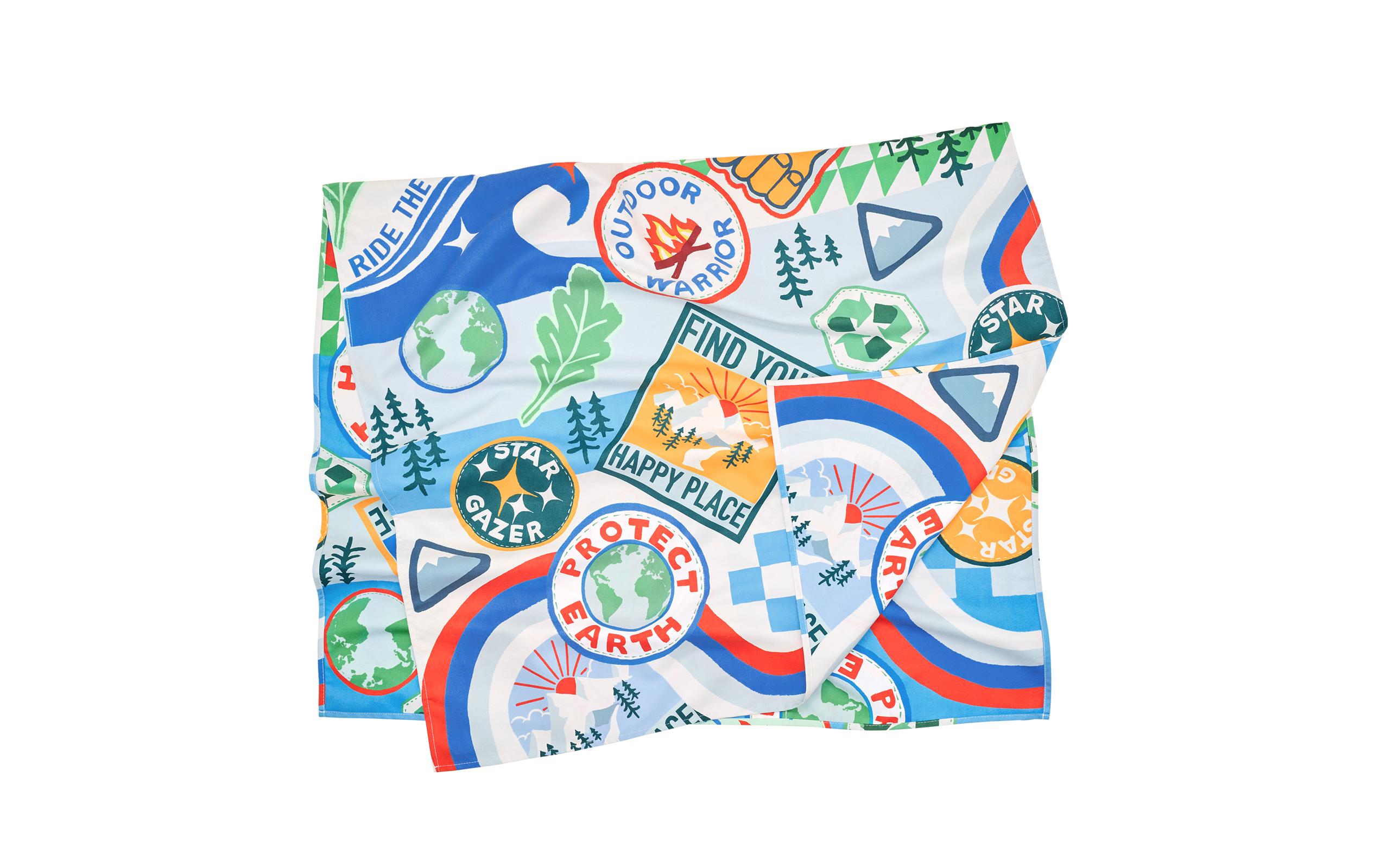 Dock & Bay Badetuch Into the Wild M, Mehrfarbig