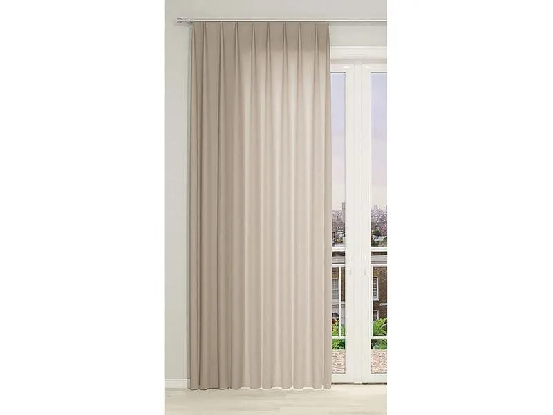 Hubatka Fertigvorhang Dekor 140 x 240 cm, Uni, Beige Hubatka Fertigvorhang Dekor 140 x 240 cm, Uni, Beige