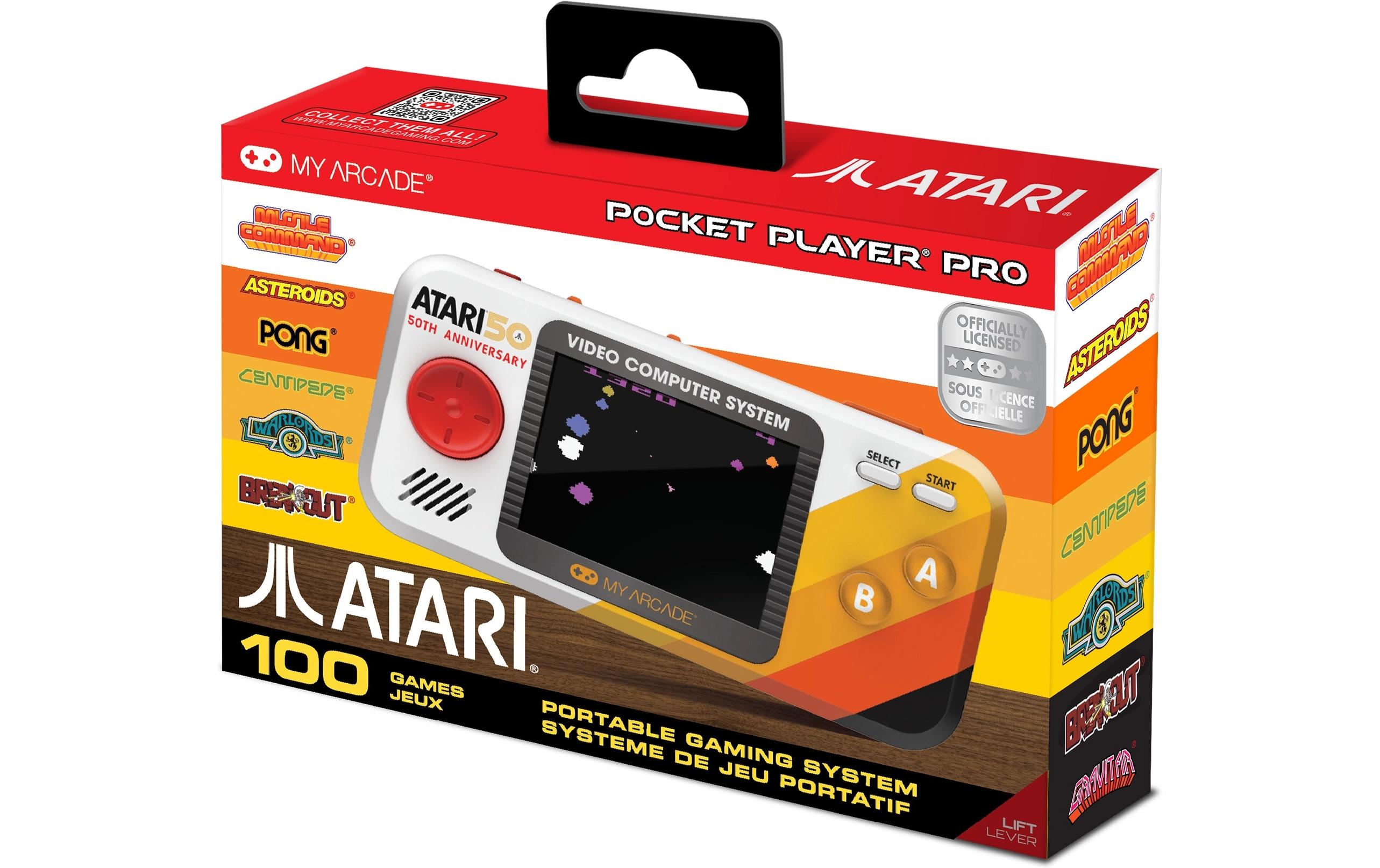 MyArcade Spielkonsole Pocket Player Pro Atari