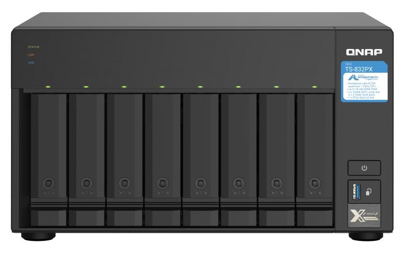 QNAP NAS TS-832PX-4G 8-bay