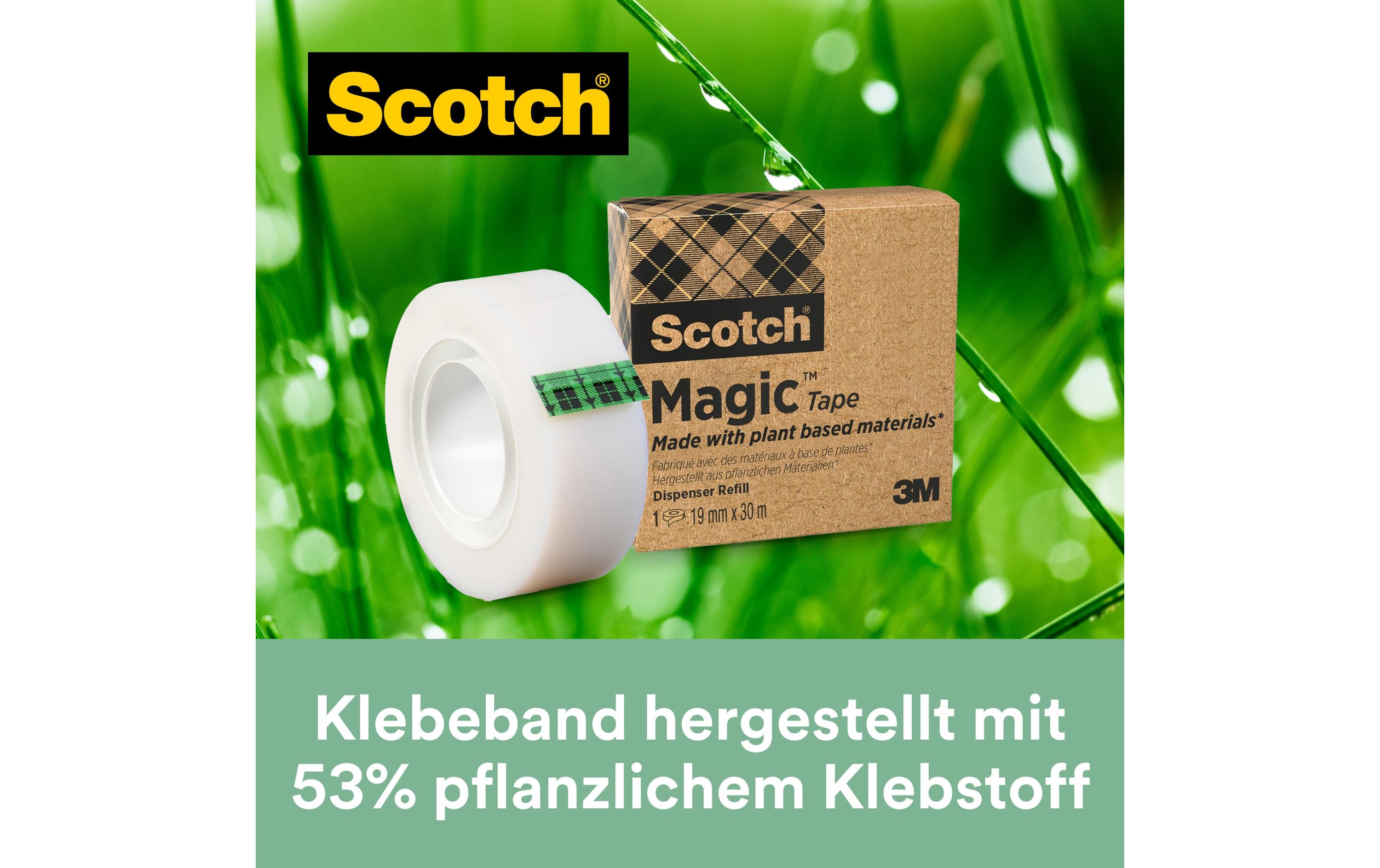 Scotch Tischabroller Magic 19 mm x 33 m, Schwarz