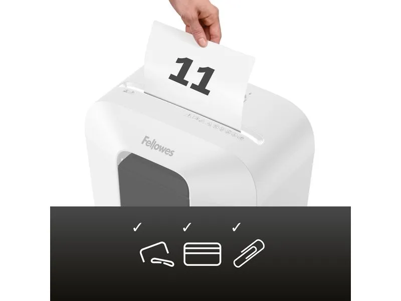 Fellowes Aktenvernichter LX70 P-4, 11 Seiten