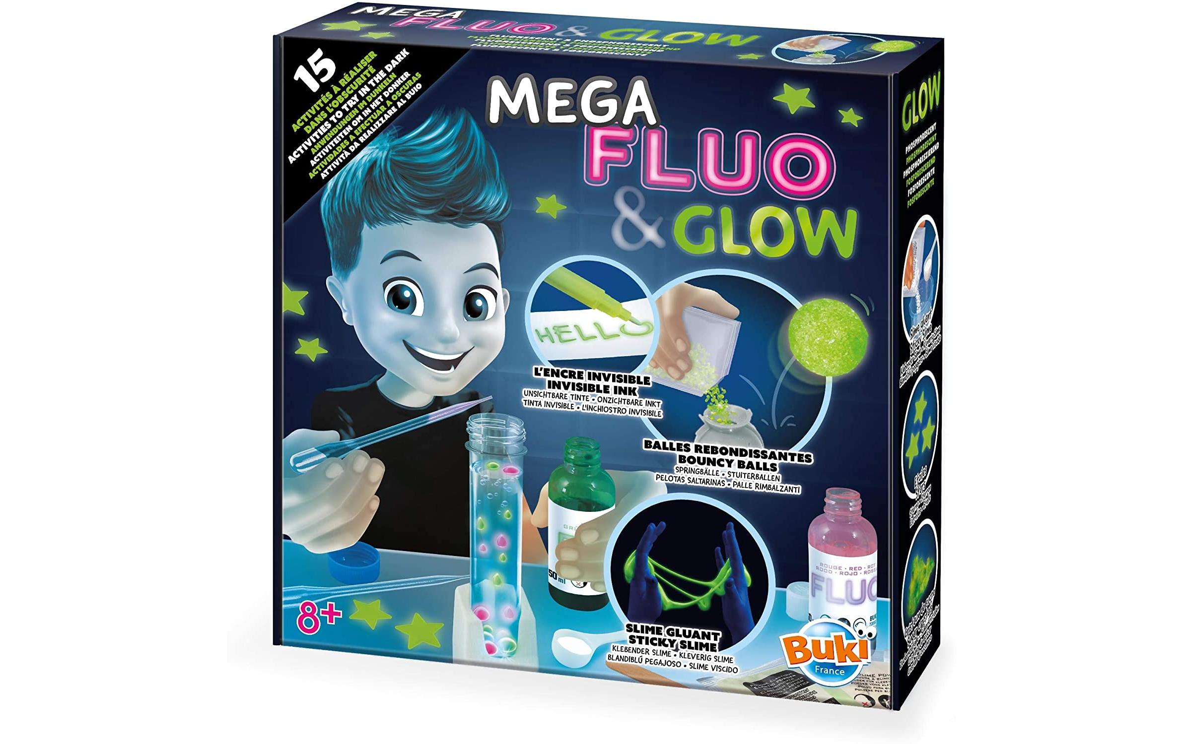 Buki Experimentierkasten Mega Fluo & Glow