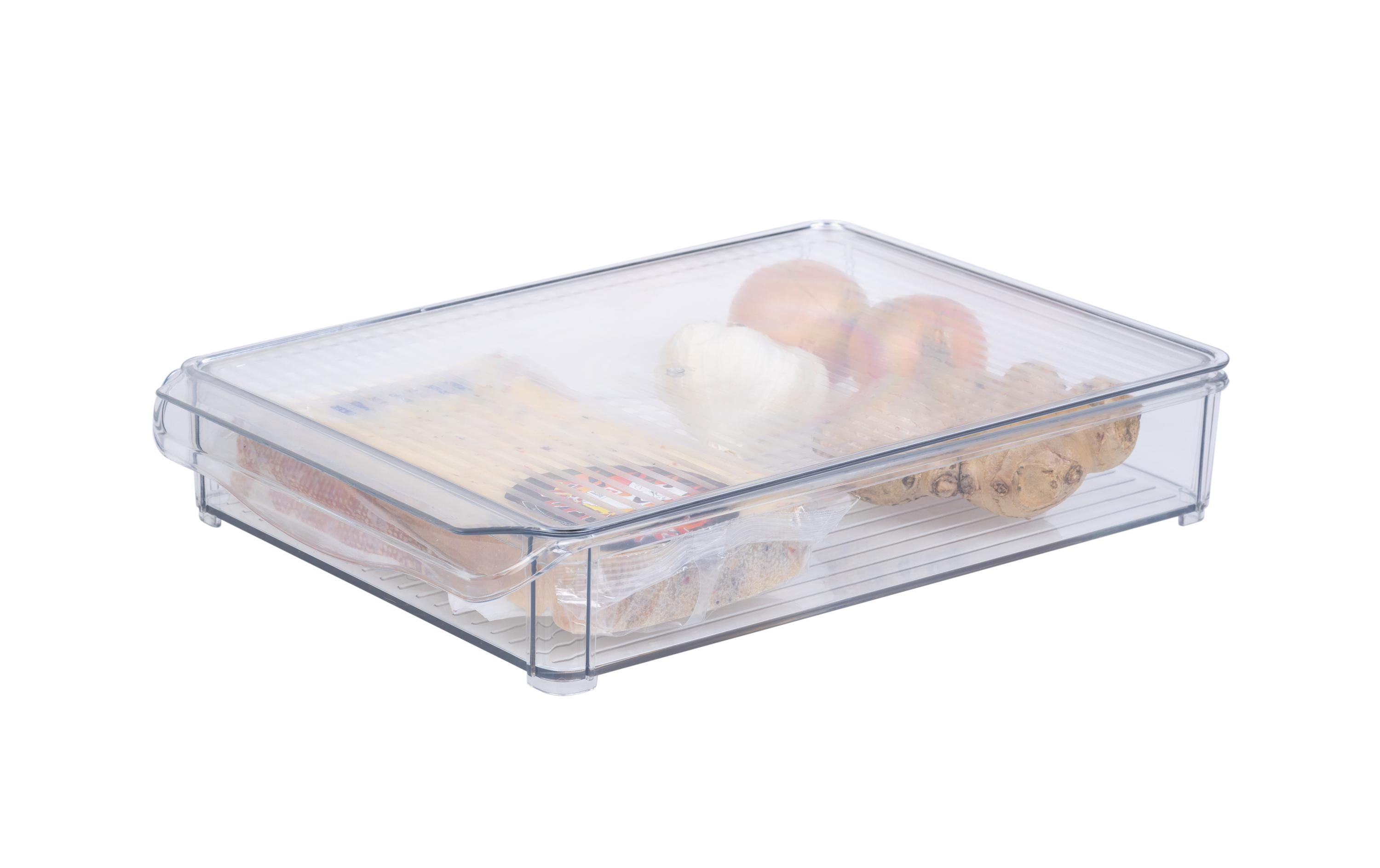 FTM Kühlschrankorganizer 4-teilig, Transparent