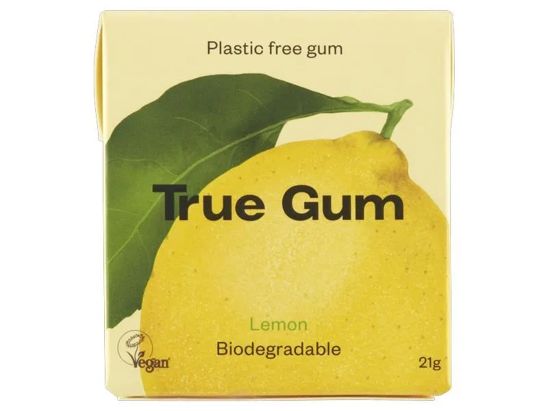 True Gum Kaugummi Zitrone 21 g True Gum Kaugummi Zitrone 21 g