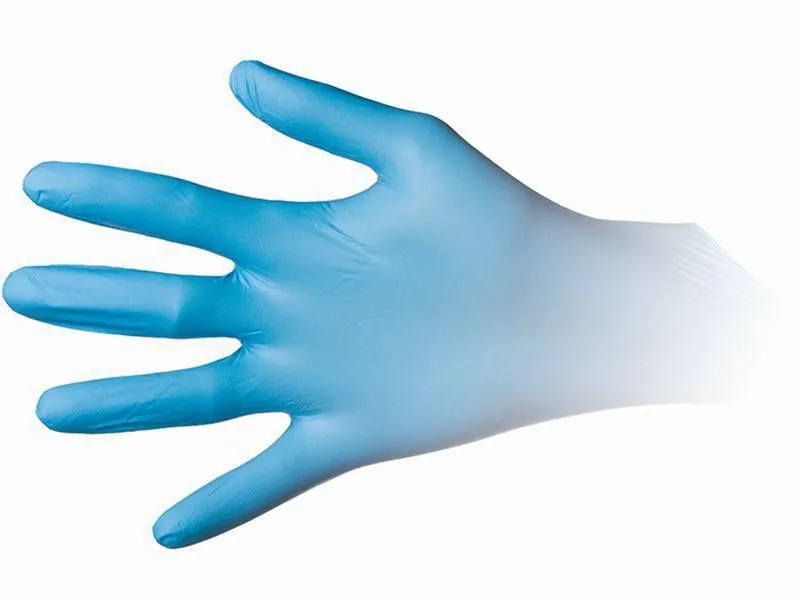 Diverse Arbeitshandschuh Nitril, L, Blau, 1 Stück