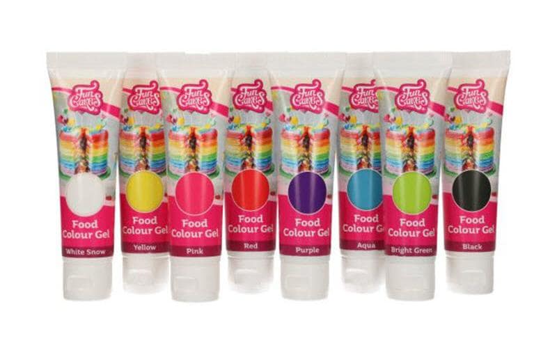 Funcakes Lebensmittelfarben-Set 8 Stück, mehrfarbig Funcakes Lebensmittelfarben-Set 8 Stück, mehrfarbig