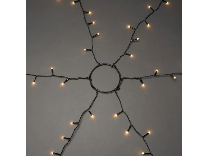 Konstsmide LED Baummantel mit Ring 6 Stränge, 270 Lampen