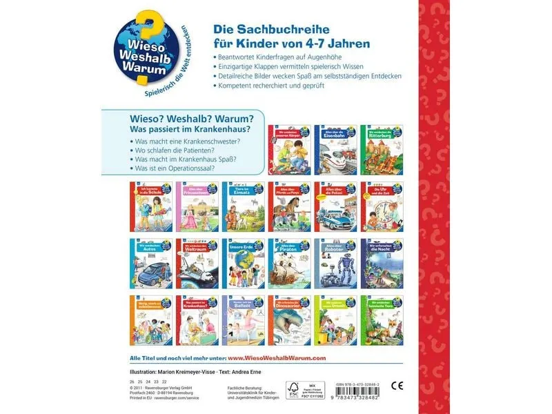 Ravensburger Kinder-Sachbuch Was passiert im Krankenhaus? Ravensburger Kinder-Sachbuch Was passiert im Krankenhaus?