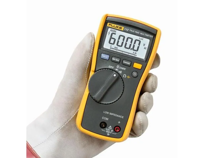 Fluke Multimeter 113 Digital 600 Vac Fluke Multimeter 113 Digital 600 Vac