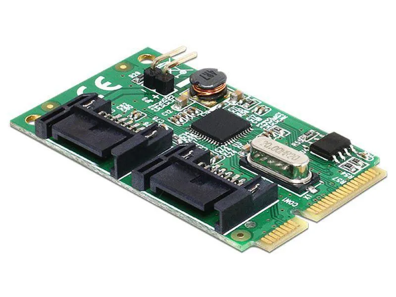 Delock Host Bus Adapter Mini-PCIe – SATA3, 2Port Controller Delock Host Bus Adapter Mini-PCIe – SATA3, 2Port Controller