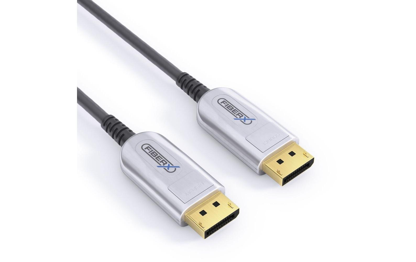 FiberX Kabel AOC DisplayPort - DisplayPort, 30 m, 8K/85Hz