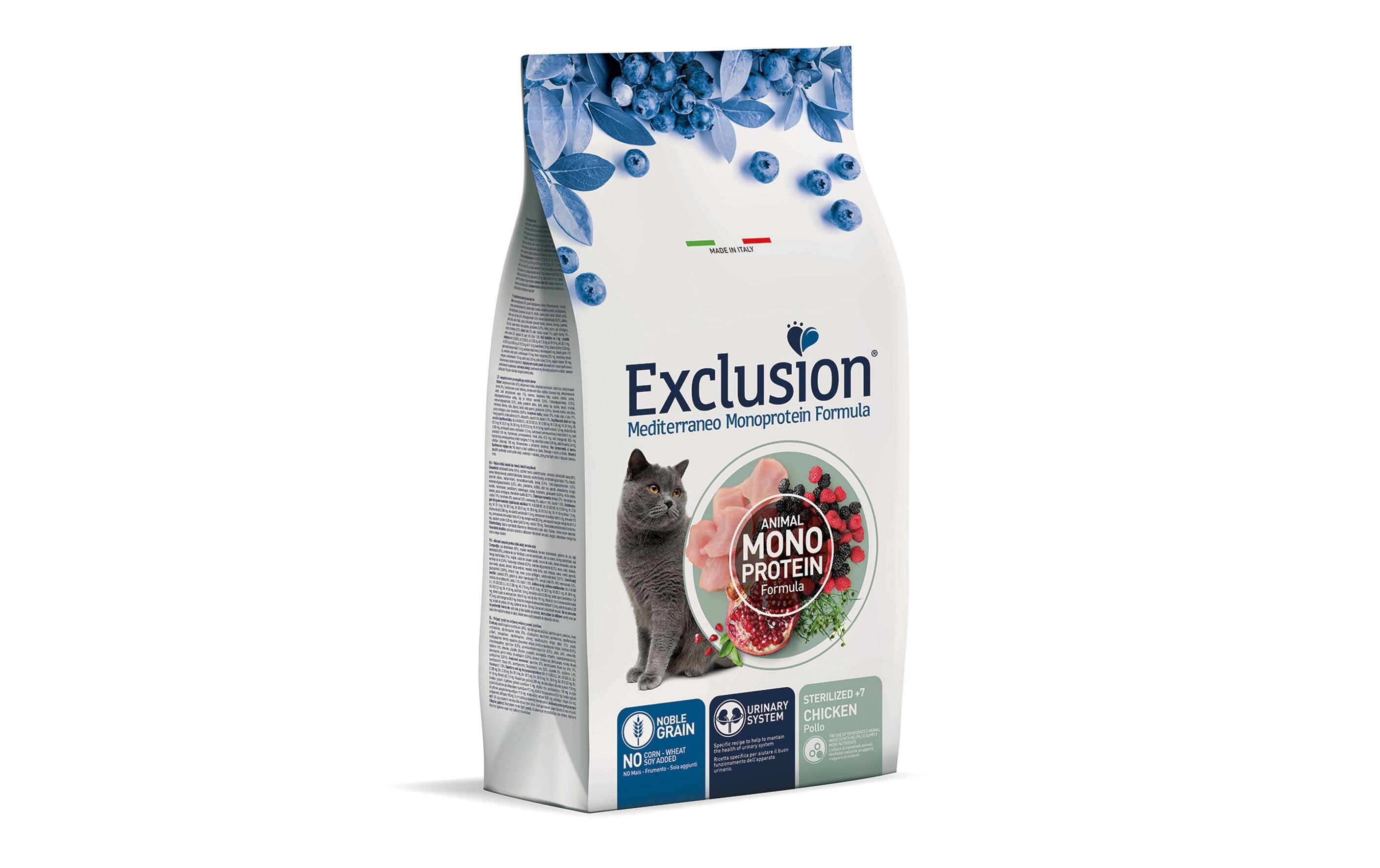 Exclusion Trockenfutter 7+ Sterillized Chicken, 1.5 kg Exclusion Trockenfutter 7+ Sterillized Chicken, 1.5 kg