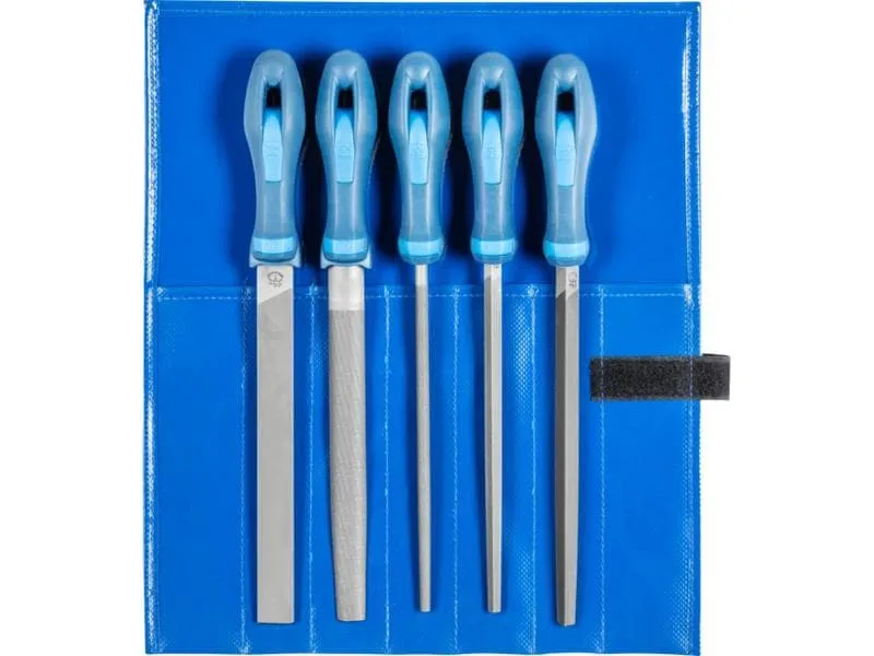 Pferd Werkstattfeilen-Set WR 5-tlg. 200 mm Hieb 1 Pferd Werkstattfeilen-Set WR 5-tlg. 200 mm Hieb 1