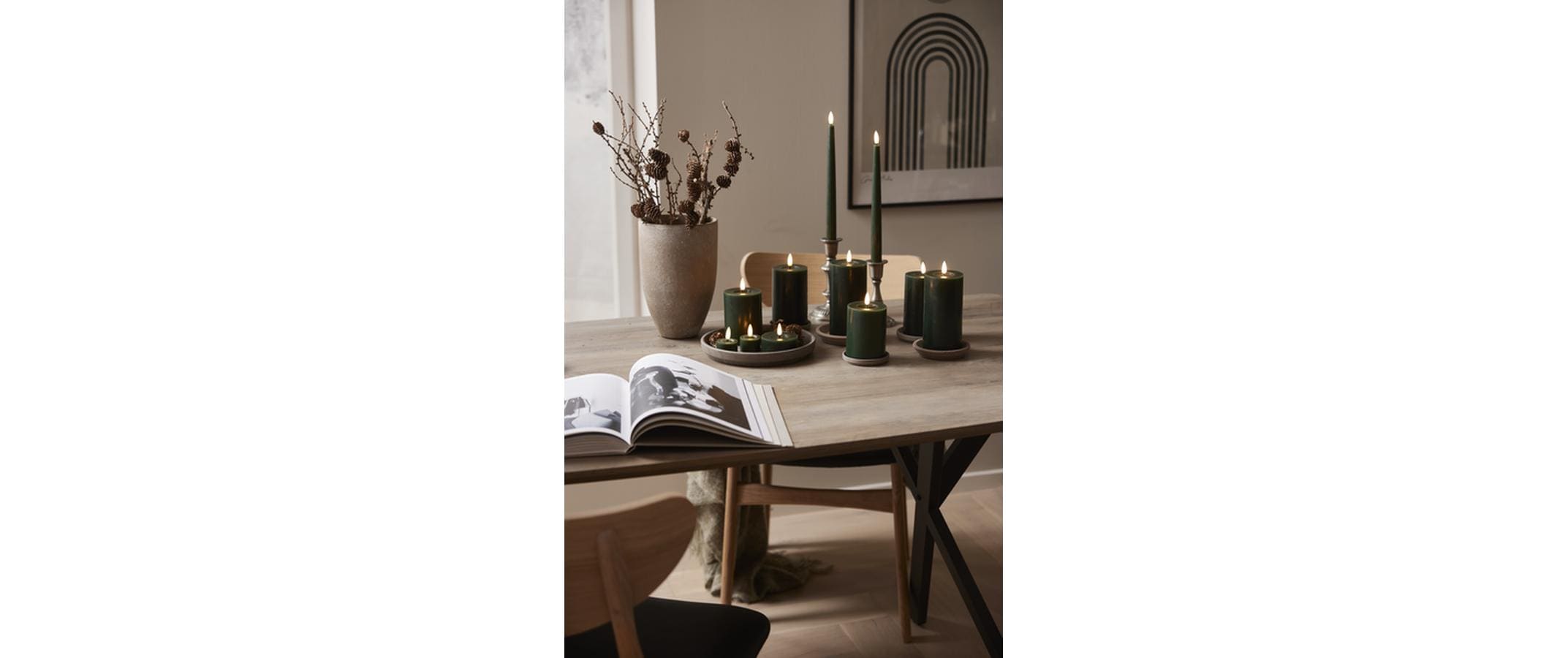 Star Trading LED Teelichter Set 2 Pack Flow 5 cm, Grün