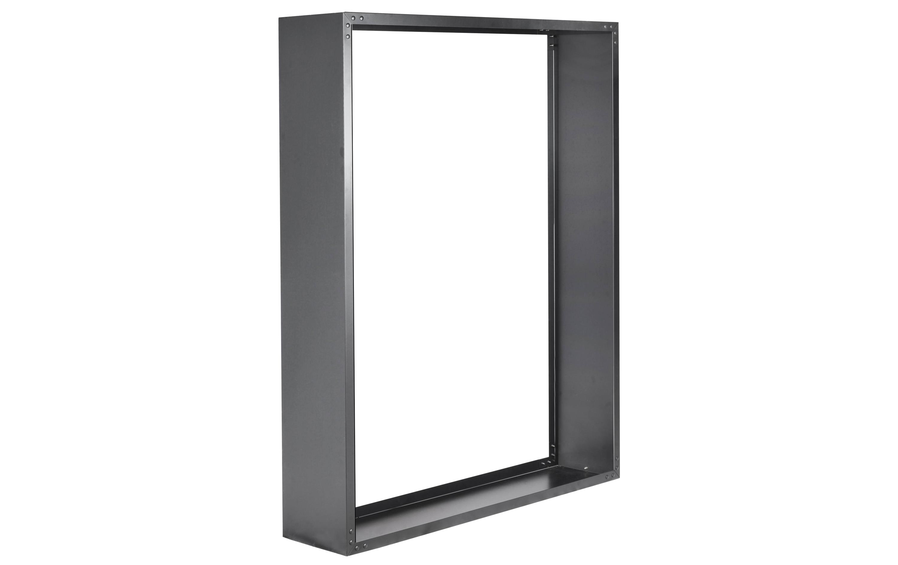 Innovesta Holzregal Metall, 144 x 35 x 180 cm, Schwarz Innovesta Holzregal Metall, 144 x 35 x 180 cm, Schwarz