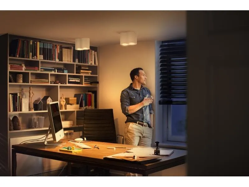 Philips Hue White Ambiance Pillar Doppelspot inkl. Dimmschalter Weiss Philips Hue White Ambiance Pillar Doppelspot inkl. Dimmschalter Weiss