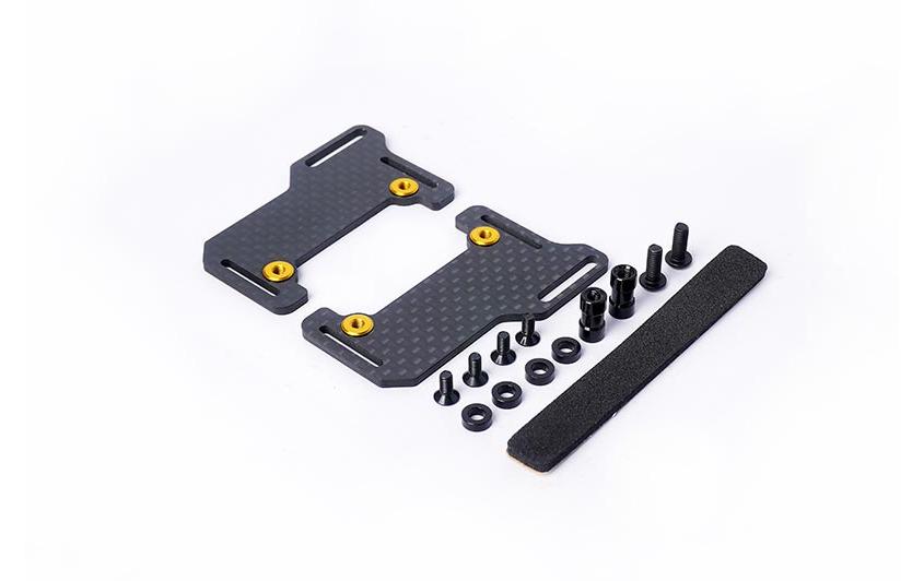Koswork Kyosho Optima Mid Carbon Shorty Lipo Battery Mount Set
