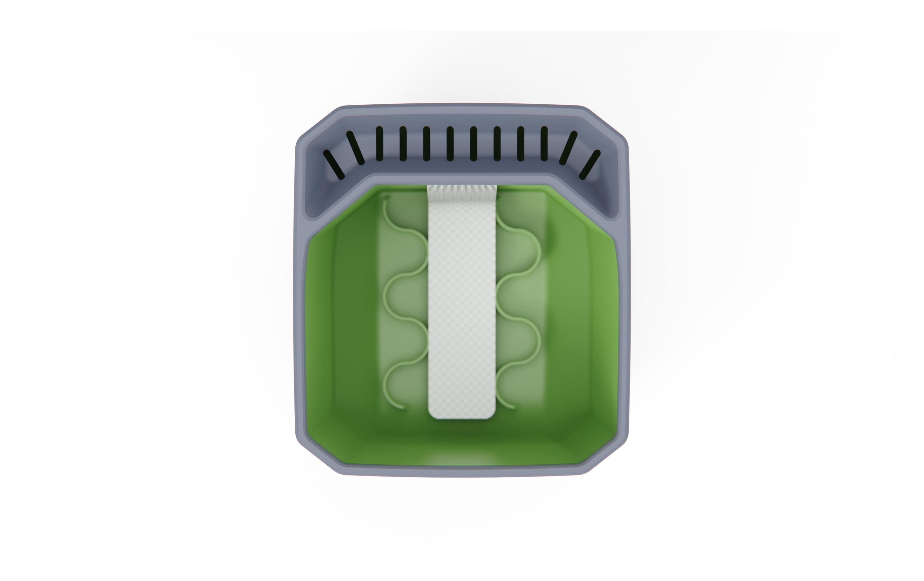 Gusta Garden HERBS BUDDY Kräutertopf 3er Set Grün