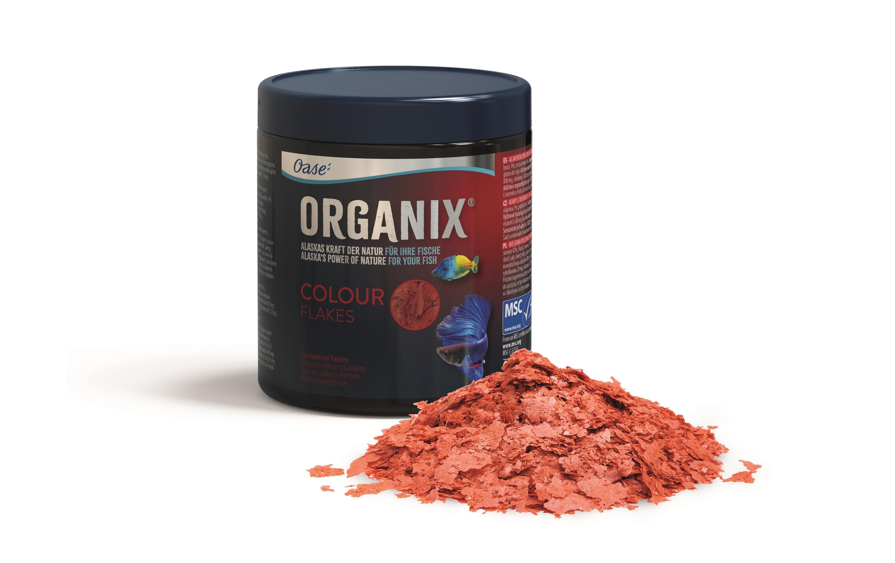 OASE Farbfutter Organix Colour Flakes, 90 g