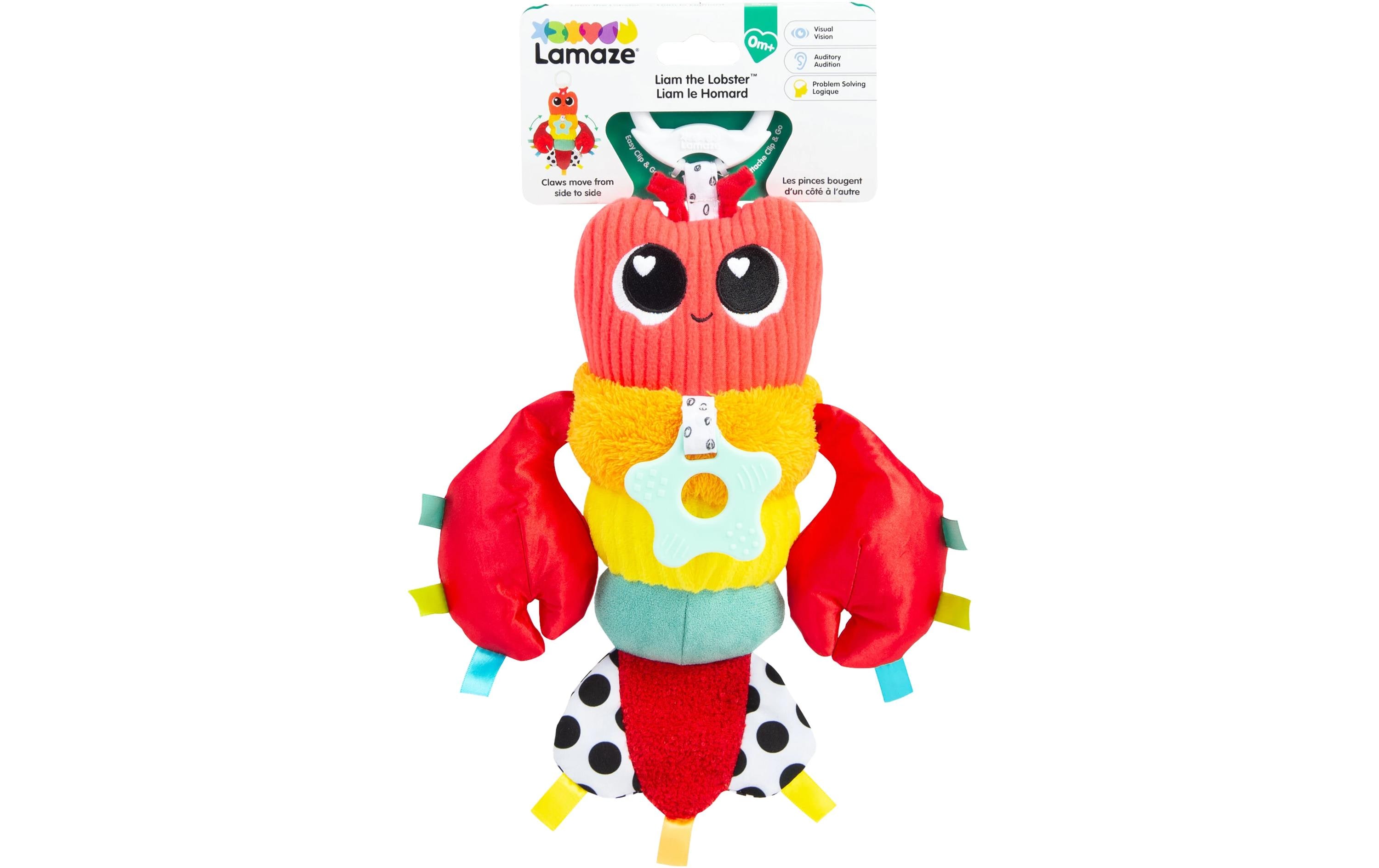 Tomy Clip & Go Greifling Liam der Hummer