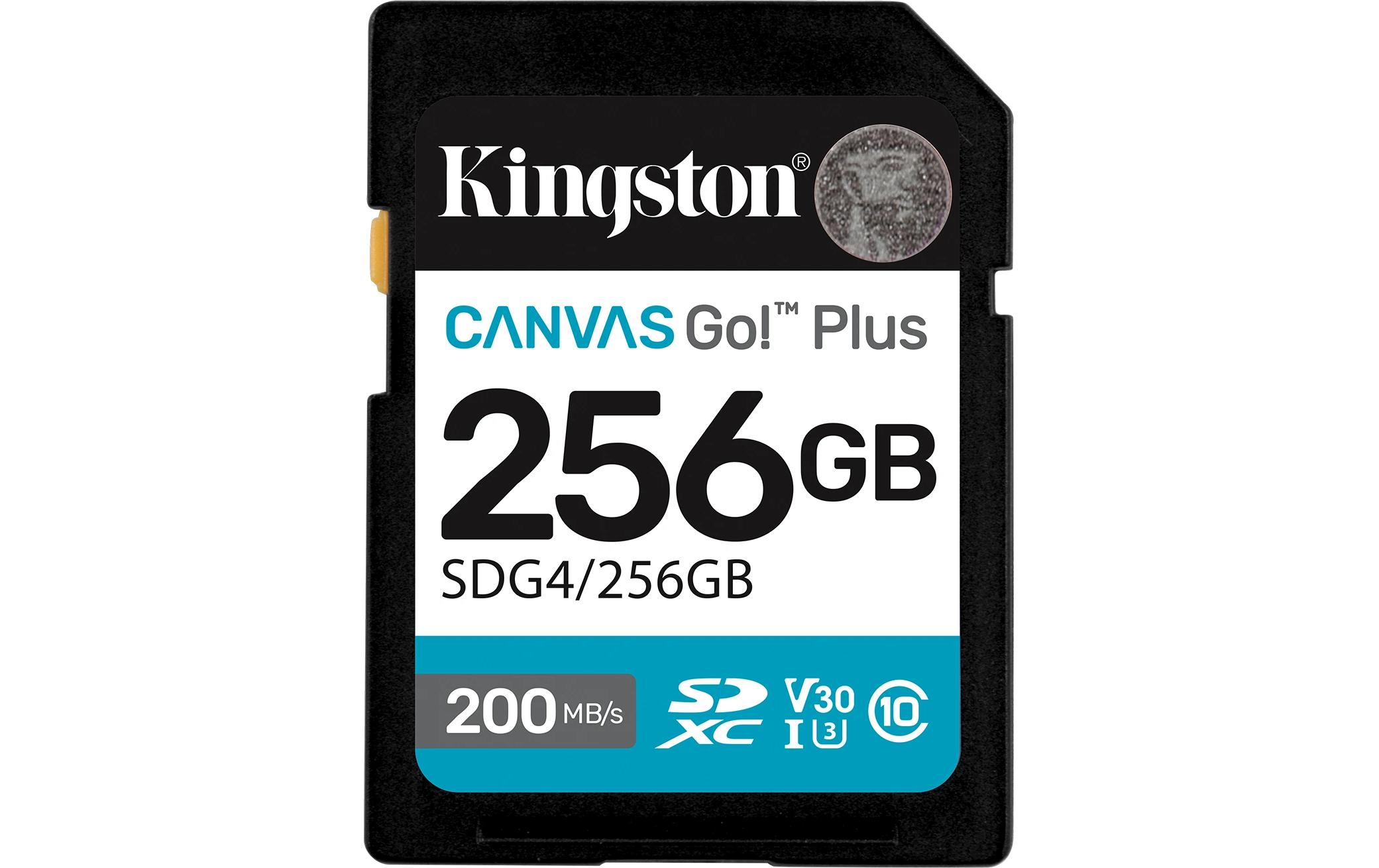 Kingston SDXC-Karte Canvas Go! Plus 256 GB