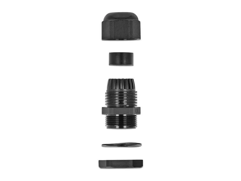 Delock Kabelverschraubung PG29, 42 mm 10 Stück, Schwarz