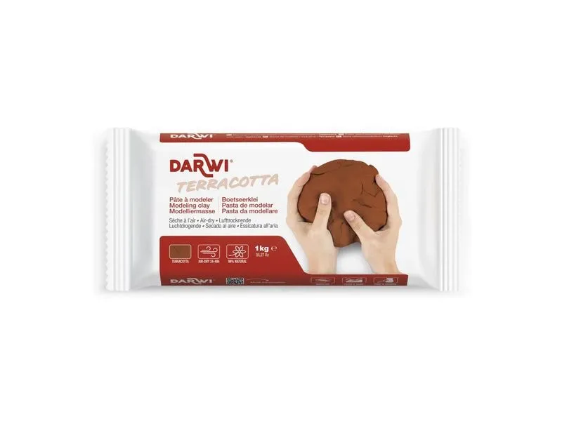 Basteln Modelliermasse Terracotta 1 kg