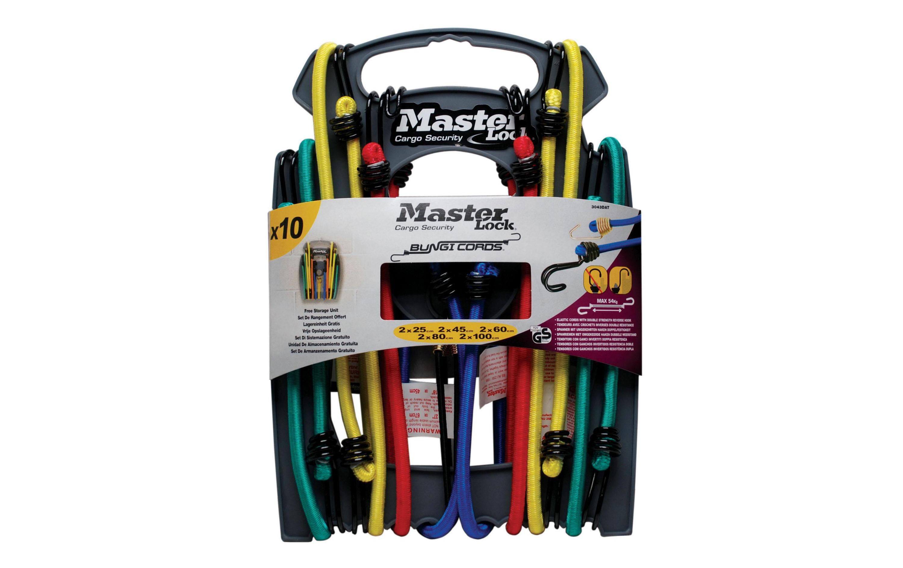 Masterlock Gummi-Spannseilset 10 Stück Masterlock Gummi-Spannseilset 10 Stück