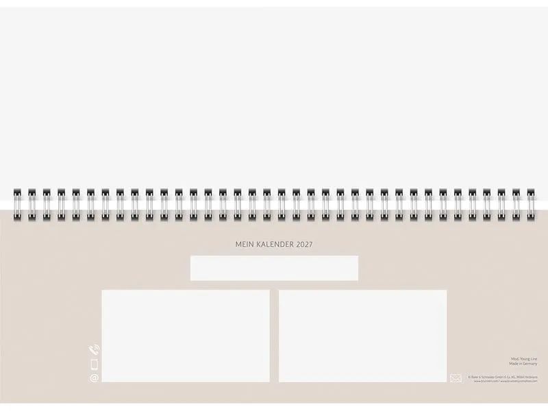 rido idé Pultkalender Design Line Greeny 1W/2S