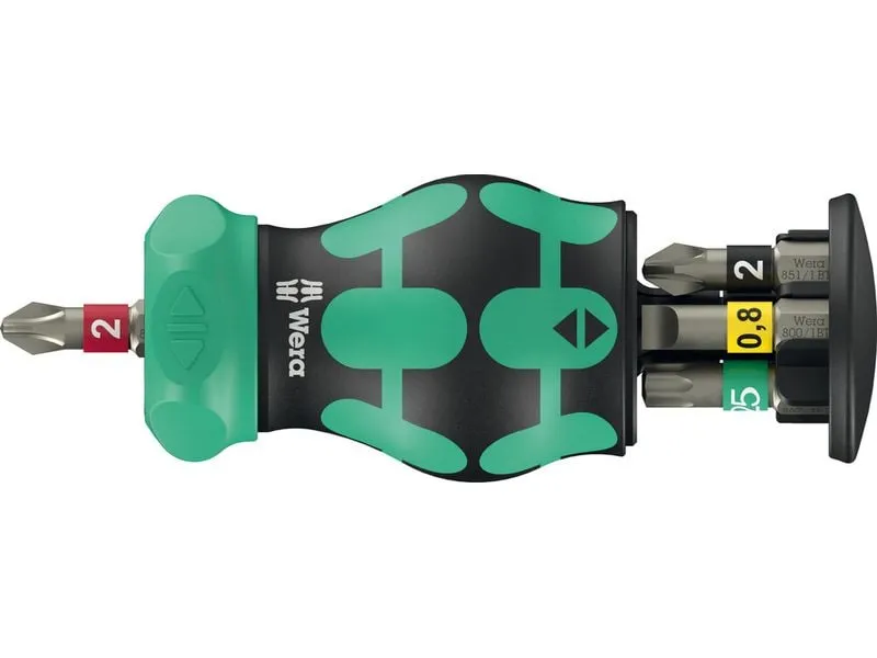 Wera Kraftform Kompakt Stubby Magazin RA 2, 6-teilig