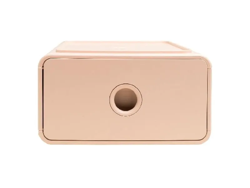 Exacompta Schubladenbox Tiny Box Skandi, 1 Schublade, A5+, Hellrosa