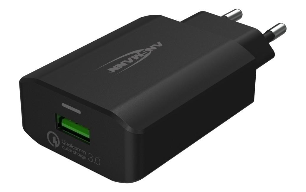 Ansmann USB-Wandladegerät Home Charger 130Q, 18 W, Schwarz Ansmann USB-Wandladegerät Home Charger 130Q, 18 W, Schwarz