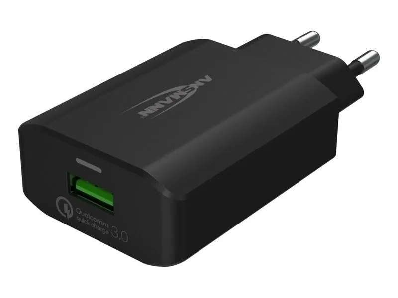 Ansmann USB-Wandladegerät Home Charger 130Q, 18 W, Schwarz Ansmann USB-Wandladegerät Home Charger 130Q, 18 W, Schwarz
