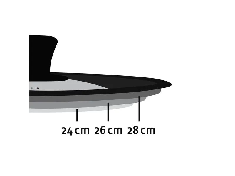 Xavax Universaldeckel für Töpfe und Pfannen 24 - 28 cm Xavax Universaldeckel für Töpfe und Pfannen 24 - 28 cm