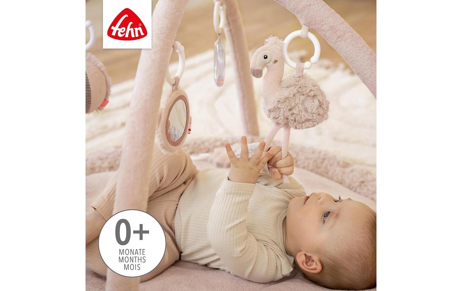 fehn 3-D-Activity-Decke Flamingo, Rose