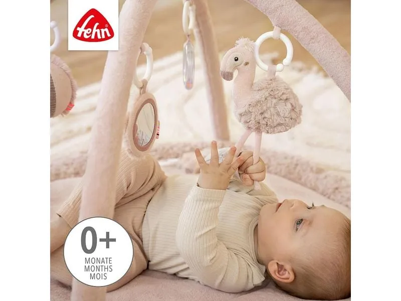 fehn 3-D-Activity-Decke Flamingo, Rose